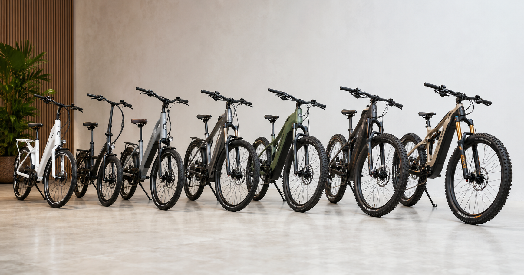 Bicicletas elétricas de diferentes faixas de preço no Brasil