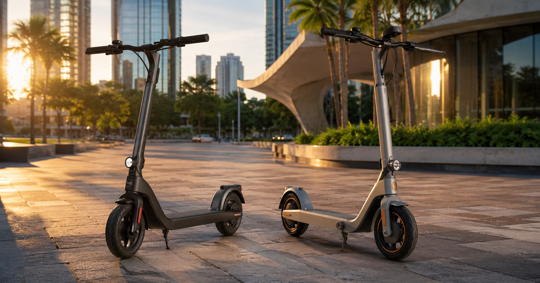 Comparação entre patinete elétrico Xiaomi e Honeywhale