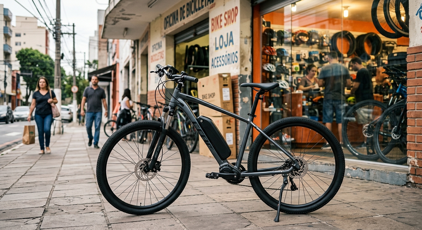 Bicicleta elétrica ilustrando Melhor Bicicleta Elétrica Custo-Benefício em 2026