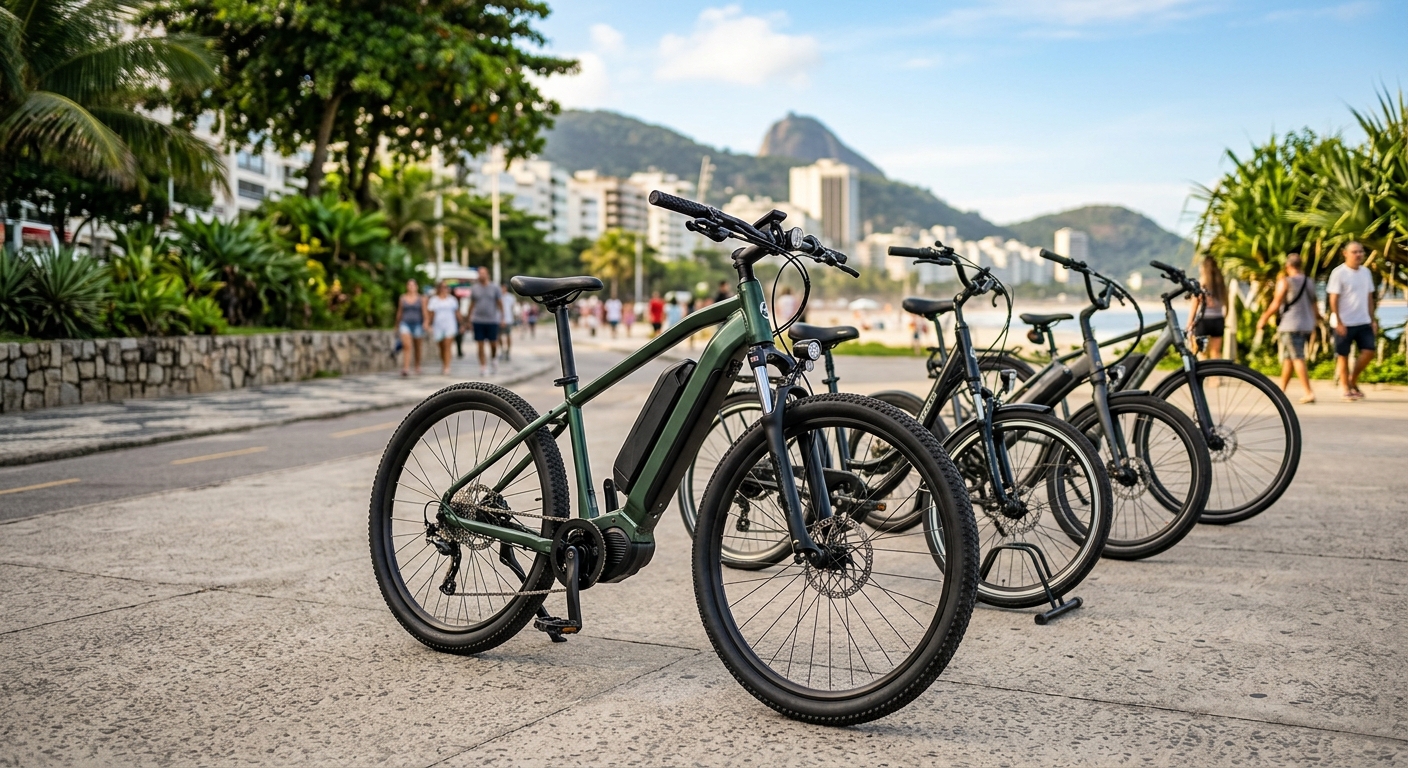 Bicicleta elétrica ilustrando Melhores Marcas de Bicicleta Elétrica no Brasil em 2026