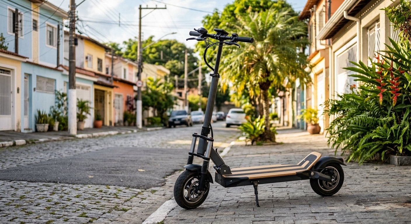 Patinete elétrico ilustrando Melhor Patinete Elétrico para Adultos em 2026