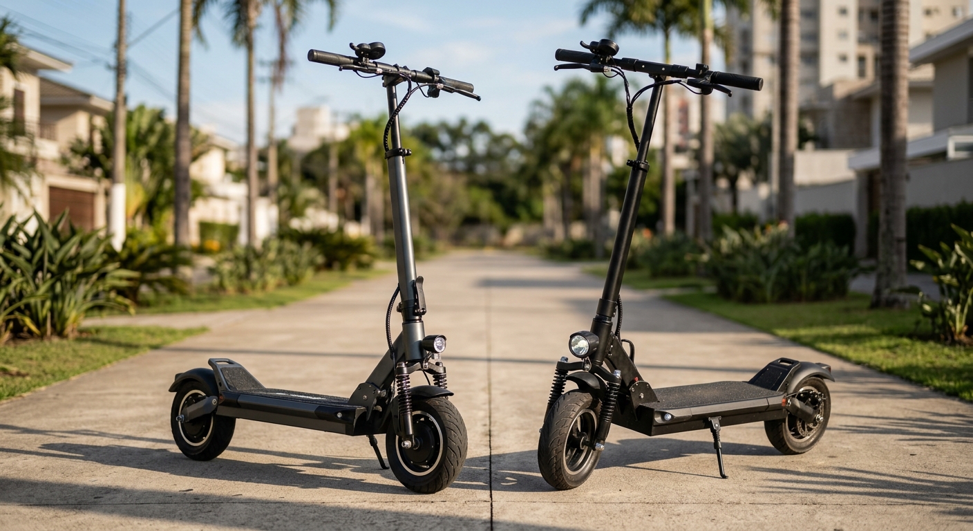 Patinete elétrico ilustrando Patinete Elétrico 350W vs 500W