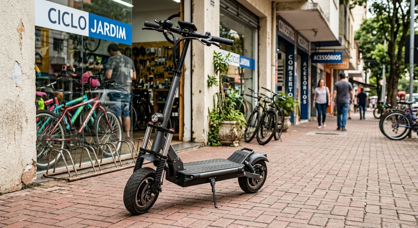 Patinete elétrico ilustrando Patinete Elétrico até R$ 2.000