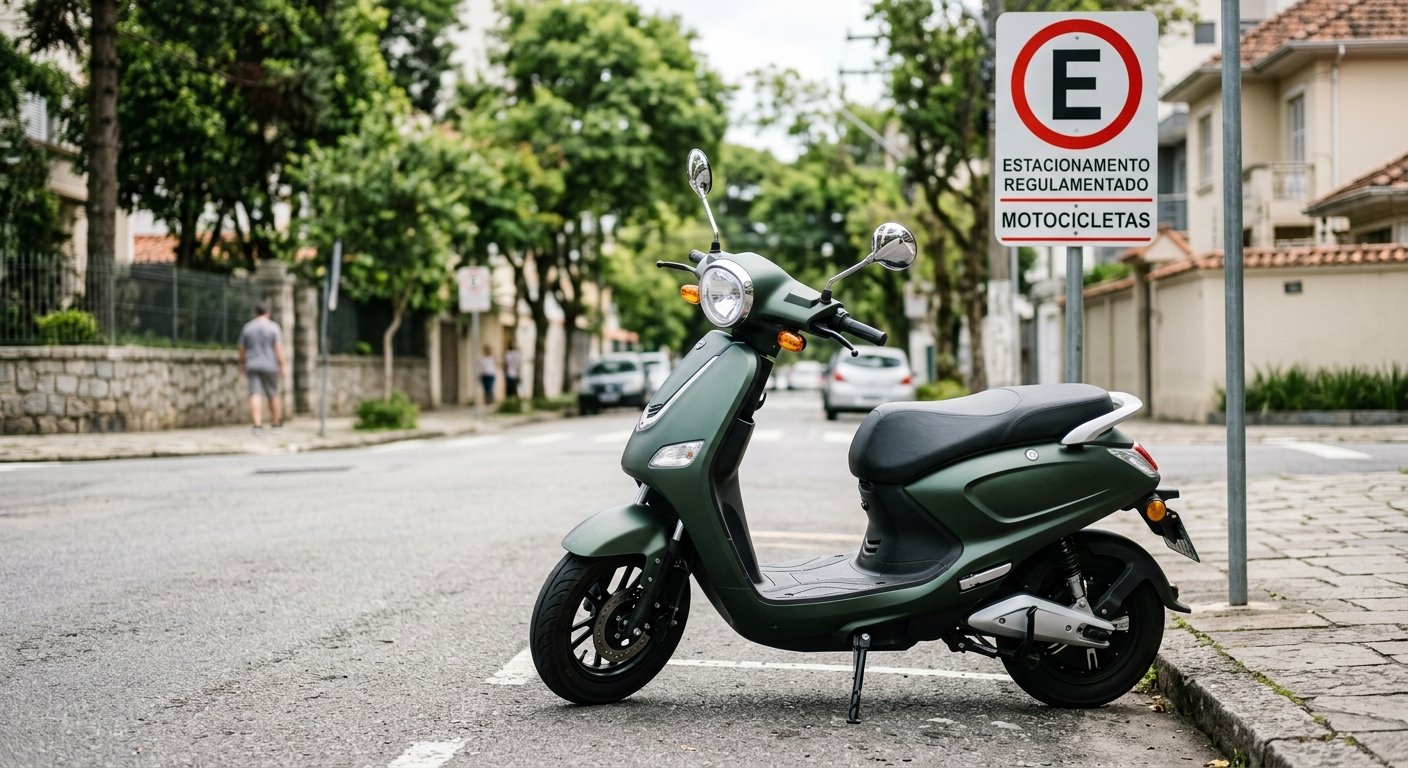 Scooter elétrica ilustrando Guia Completo de Scooters e Autopropelidos Elétricos no Brasil (2026)